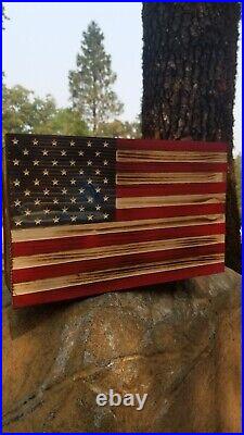 American Flag Concealment Case WithBottle Opener Add a Personalized Engraving