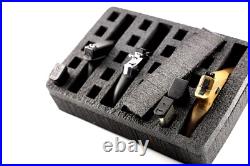 Armourcase Heavy Duty Optic ready Pelican 1500 precut 5 Pistol Gun case foam