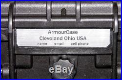 Armourcase includes Pelican 1510 Quickdraw 6 pistol handgun foam no wheels