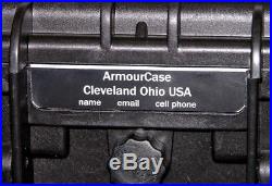 Armourcase includes Pelican 1510 Quickdraw 6 pistol handgun foam no wheels
