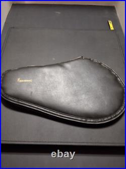 BROWNING FACTORY SOFT PISTOL CASE, VINTAGE, BLACK With SHEEPSKIN LINING HEAVY OEM