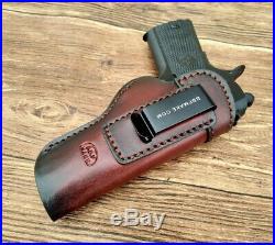 B. B. F MAKE Handmade IWB Gun Holster Leather Case For Colt 1911 Holsters Pistol