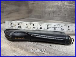 Baby Browning Black Vinyl Red Felt Padded Pistol Rug