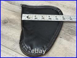 Baby Browning Black Vinyl Red Felt Padded Pistol Rug