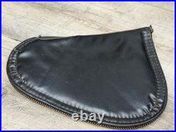 Baby Browning Black Vinyl Red Felt Padded Pistol Rug