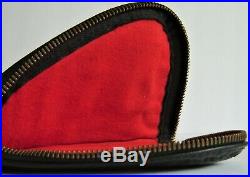 Baby Browning Small Leather Pistol Zipper Case Vintage, One Owner! Free Ship