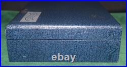 Beautiful Vintage WALTHER PP, Red Lined, Blue Leatherette Pistol Case