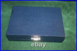 Beautiful Vintage WALTHER PP, Red Lined, Blue Leatherette Pistol Case