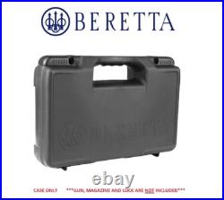 Beretta Brand New Factory Oem Hard Pistol Gun Case Lock Foam Firearm Black B