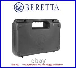 Beretta Brand New Factory Oem Hard Pistol Gun Case Lock Foam Firearm Black B