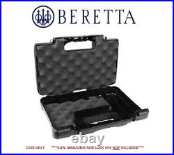 Beretta Brand New Factory Oem Hard Pistol Gun Case Lock Foam Firearm Black D Beretta Brand New Factory Oem Hard Pistol Gun Case Lock Foam Firearm Black D