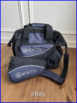 Beretta Gun Range Bag Navy And Black With Soft Pistol Case. Huge Kit