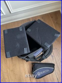 Beretta Gun Range Bag Navy And Black With Soft Pistol Case. Huge Kit