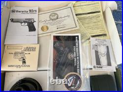 Beretta M9 Special Edition US Armed Forces Accessories + Factory Box Rare