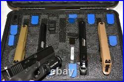 Best New 5 pistol +20 mag handgun foam insert kit fit your Pelican 1500 case