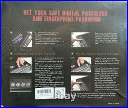 Biometric Gun Safe Lock Case Smart Handgun Box Fingerprint Lock Quick Access