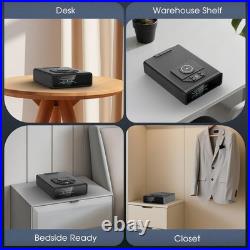 Biometric Gun Safe for Handgun Quick Access Pistol Case with Wireless Charging