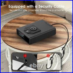 Biometric Gun Safe for Handgun Quick Access Pistol Case with Wireless Charging