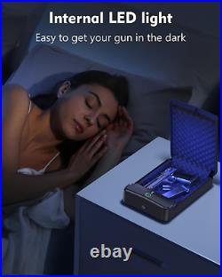 Biometric Pistol Safe Quick Access Gun Safe for Handgun