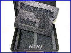 Black ArmourCase 1400 + precut foam fits Smith & Wesson M&P Pistol + nameplate