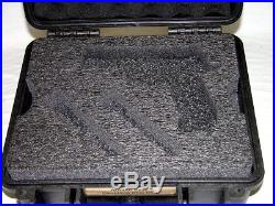Black ArmourCase + precut foam fits Sig Sauer P226 Tacop equiv. Pelican 1400