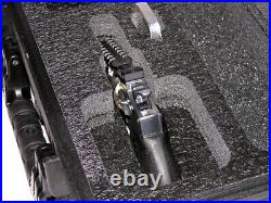 Black Armourcase Waterproof 1450 case + precut 1 Revolver pistol handgun foam