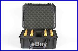 Black Seahorse SE630FP4 4 Handgun case with foam & Pelican TSA- 1450 lock