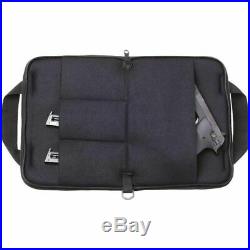 Black Soft Case Zip-Around Pistol Rug, Range Hand Gun Padded Carry Storage Pouch