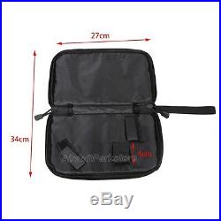 Black Tactical Hunting Padded Hand Gun Pistol Carry Case Pouch Storage Bag 600D