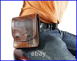 BlueStone Safety Leather Belt Clip Handgun Holster Concealed Carry Case Hol