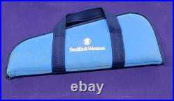 Bob Allen Smith & Wesson Blue Soft Pistol Case Size 18 Made in the USA Vintage
