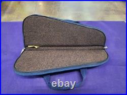 Bob Allen Smith & Wesson Blue Soft Pistol Case Size 18 Made in the USA Vintage
