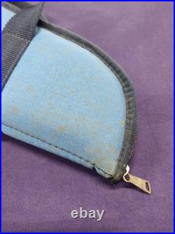 Bob Allen Smith & Wesson Blue Soft Pistol Case Size 18 Made in the USA Vintage