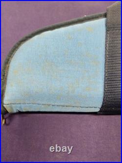 Bob Allen Smith & Wesson Blue Soft Pistol Case Size 18 Made in the USA Vintage