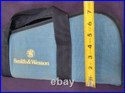 Bob Allen Smith & Wesson Blue Soft Pistol Case Size 18 Made in the USA Vintage