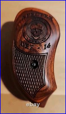 Bond Arms 3.5 Holster, Wooden Display Box, Plus 2 Custom Grips