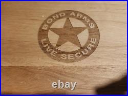 Bond Arms 3.5 Holster, Wooden Display Box, Plus 2 Custom Grips