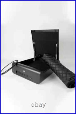 Boosted Safe Elite Fingerprint, Key & Digital Combo Secure Car Gun Safe Boosted Safe Elite Fingerprint, Key & Digital Combo Secure Car Gun Safe