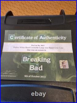 Breaking Bad Original Screen Used Walter White Large Size Hand Gun Case Prop