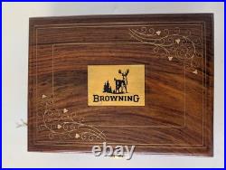 Browning 1911 Indian Rosewood gun Case Handmade Sheesham Box with Brass design