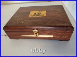 Browning 1911 Indian Rosewood gun Case Handmade Sheesham Box with Brass design