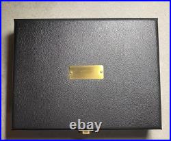 Browning Hi Power Leather Presentation Case with Key and Red Felt Interior