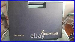 Browning PRACTICE 150 Factory Pistol Case Box with insert NICE Vintage
