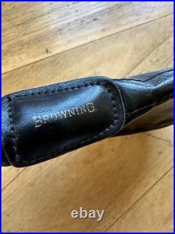Browning hi power pistol case Wool Leather
