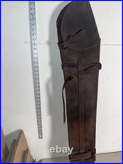 Buffalo Brand Leather Rifle Scabbard Hand Crafted Genuine Leather Rifle Holder