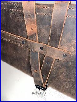 Buffalo Brand Leather Rifle Scabbard Hand Crafted Genuine Leather Rifle Holder