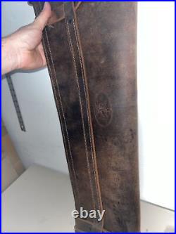 Buffalo Brand Leather Rifle Scabbard Hand Crafted Genuine Leather Rifle Holder