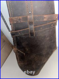 Buffalo Brand Leather Rifle Scabbard Hand Crafted Genuine Leather Rifle Holder