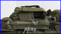 BugOut Tactical Rifle Scabbard Gun Case Pistol & Mag Pouch Included OD Green