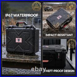 Built-In Lock TSA Gun Case for Handguns, 5 Pistol Case & 21 Magazines- Pre-Cut M Built-In Lock TSA Gun Case for Handguns, 5 Pistol Case & 21 Magazines- Pre-Cut M